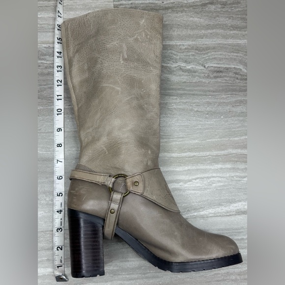 Lauren Ralph Lauren Delsa Knee-High Stacked Heel Boots Womens Size 6.5 - Picture 9 of 13